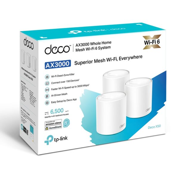 Deco X50 Pro - AX3000 Whole Home Mesh Wi-Fi 6 System - Image 5