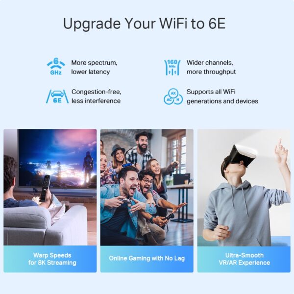 Deco XE75 Pro - AXE5400 Tri-Band Mesh Wi-Fi 6E System - Image 5