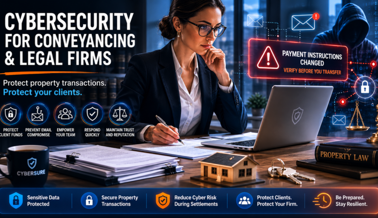 Cybersecurity for Conveyancing and Legal Firms: Why Property Transactions Are a Prime Target for Cybercriminals